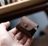 Выкройка кожаный чехол (case) для беспроводных наушников Apple Airpods Pro